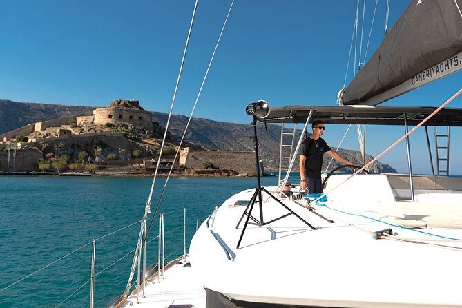 Ag. Nikolaos Catamaran to Spinalonga - Gourmet Meal & Water Toys - The quick read: Spinalonga, swim stops, and a lunch that actually fills you