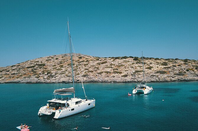 Ag. Nikolaos: Catamaran Trip with Sushi, Drinks, & Water Toys - Late-Afternoon Catamaran Vibes in Agios Nikolaos