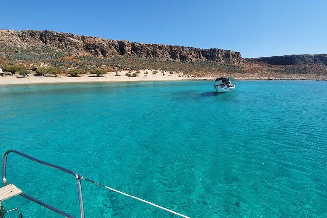 Balos Shared Catamaran Cruise (small groups up to 10 or 22ppl) - Stop 1: Balos Lagoon time for swimming, sun, and easy cruising
