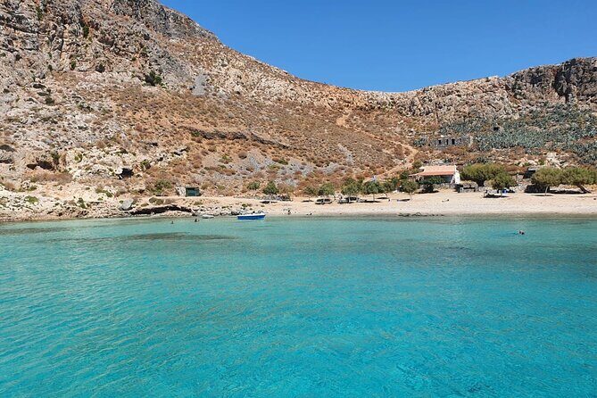 Balos Shared Catamaran Cruise (small groups up to 10 or 22ppl) - Stop 2: Gramvousa Island and the pirate fortress viewpoint