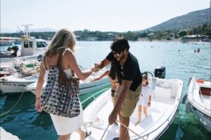 Boat Trip to Seitan Limania creek for up to 5-11 people 4hrs! - How the route works: Seitan Limania, Katholiko Monastery, Marathi Beach