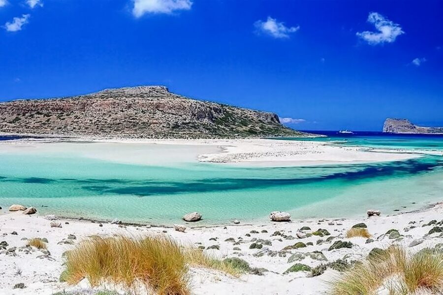 Chania Areas/Kalyves:Gramvousa Island & Balos,Boat Tkt Extra - Kissamos ferry ride to Gramvousa: sea time plus on-board context
