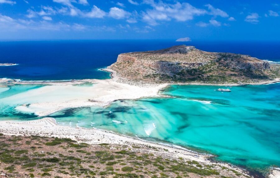 Chania Areas/Kalyves:Gramvousa Island & Balos,Boat Tkt Extra - Gramvousa Island: the Fortress climb is the headline