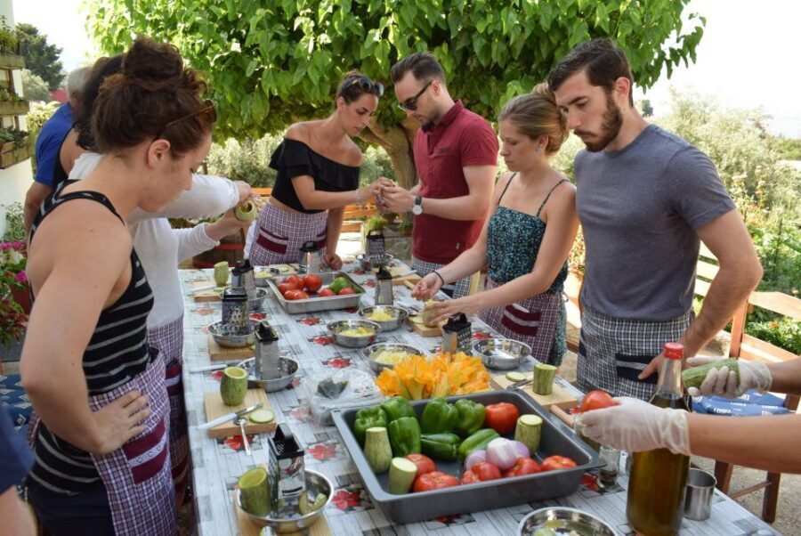 Chania: Authentic Cooking Class in the White Mountains - Cheese, wine, and dinner paired like Cretan families do