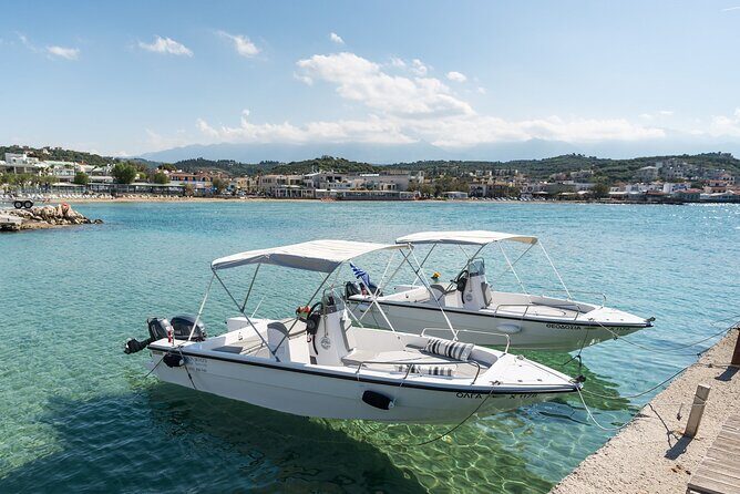 Chania: Boat Rental Almyrida - Highlights worth waking up early for