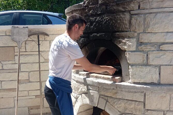 Chania Cooking Class-The Authentic Enjoy traditional Cretan meal - Kalitsounia dough work: rolling, filling, and honey at the end