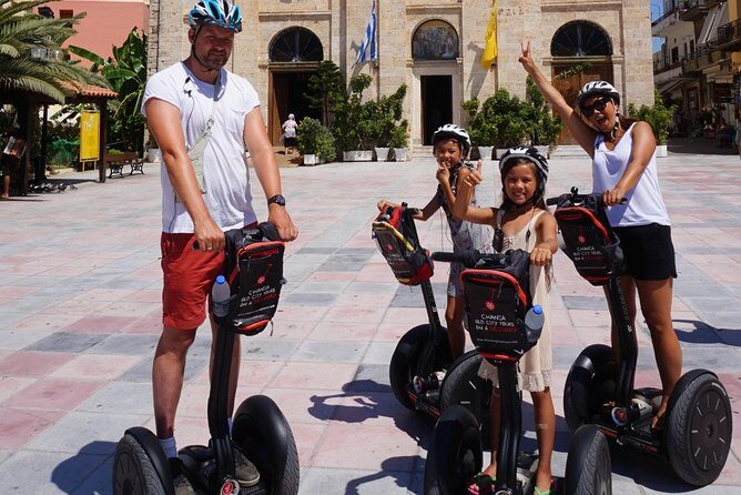Chania Exploration - Your First Minutes: Gear, Helmet, and Learning the Segway