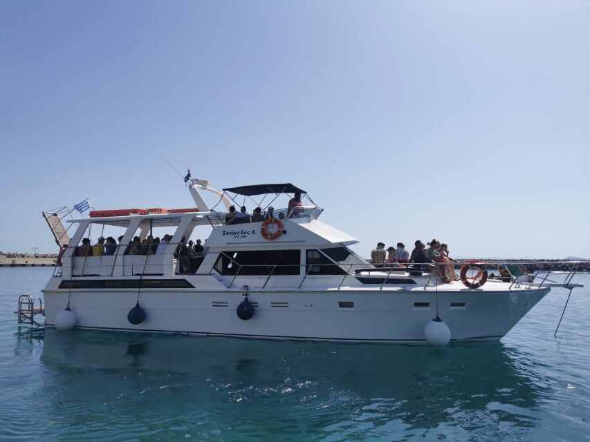Chania: Menies Beach & Chironisia Bay Cruise with Snorkeling - The Boat Experience: Comfort, Space, and the Snack Bar Reality