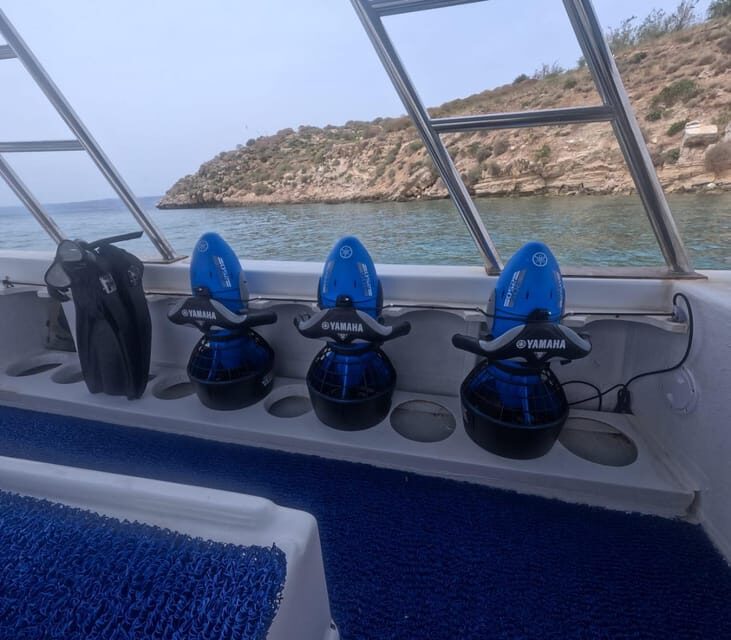 Chania: Sea Scooter Snorkeling boat tour - Souda Bay by boat: why the cruise time is part of the deal