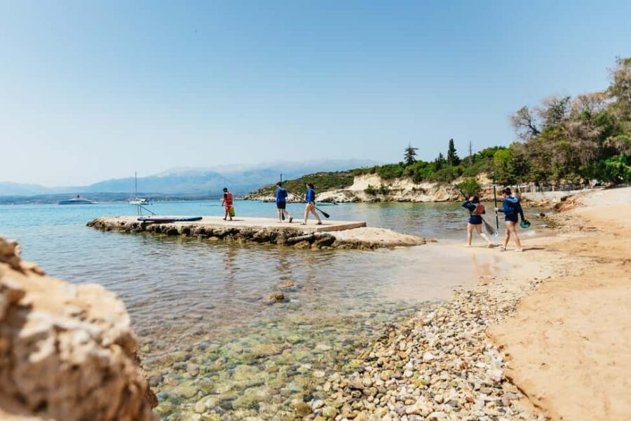 Chania: Stand-Up Paddleboard Small Group Tour - Swimming, White Clay Spa, and Sea Life Moments
