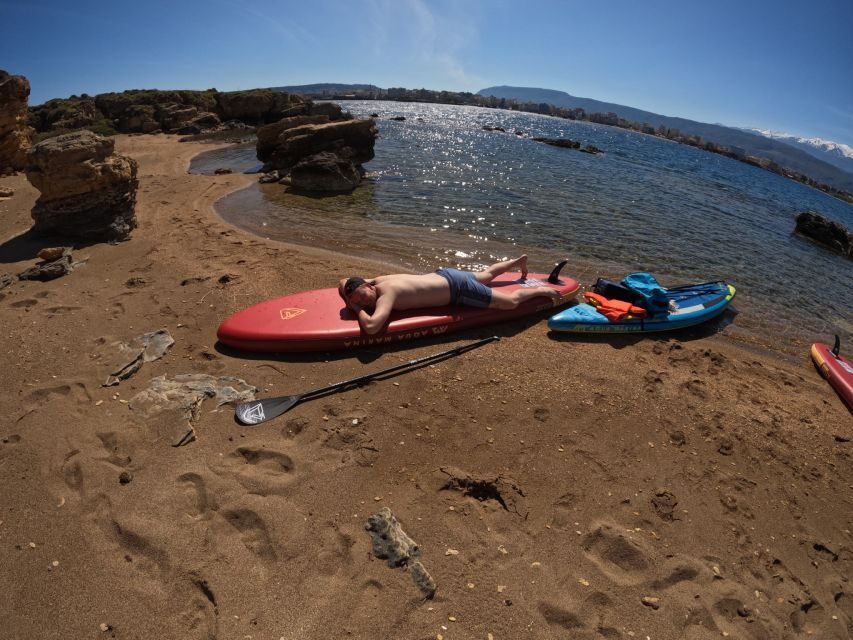 Chania: Stand-up Paddleboard Tour to Lazareta Island - Swim time near Lazareta: fish spotting and turtle chances