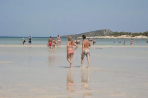 Crete: Elafonisi Pink Beach Excursion - Arrival at Elafonisi Around 11:00: What the Beach Looks Like Up Close