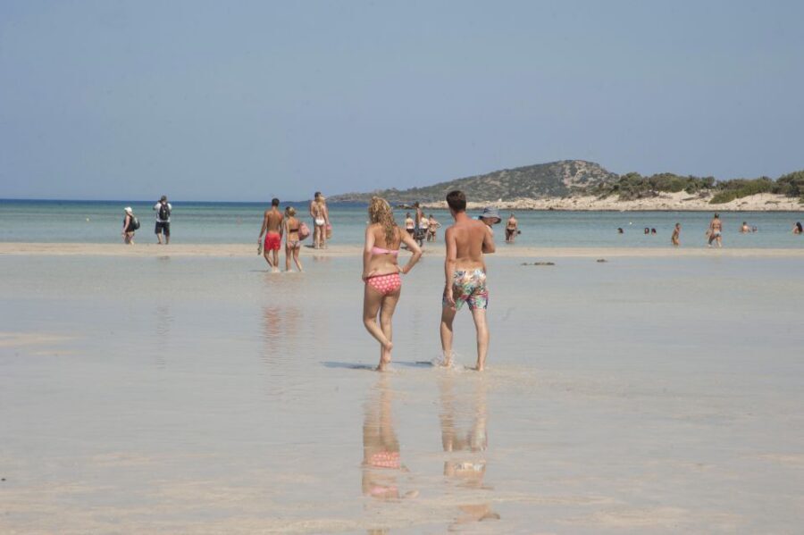 Crete: Elafonisi Pink Beach Excursion - Arrival at Elafonisi Around 11:00: What the Beach Looks Like Up Close