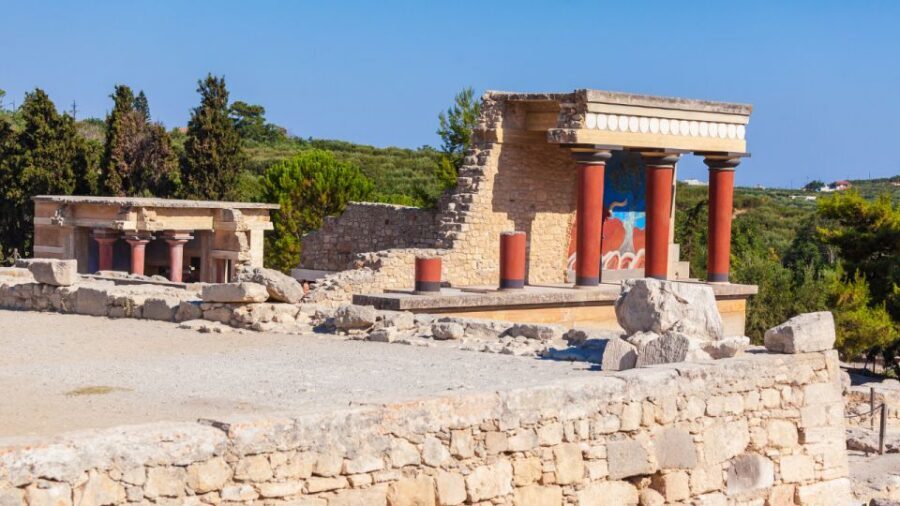 Crete: Knossos, Lasithi, Lasinthos and Olive Farm Combo Tour - Krasi’s springs and the 2,400-year-old plane tree
