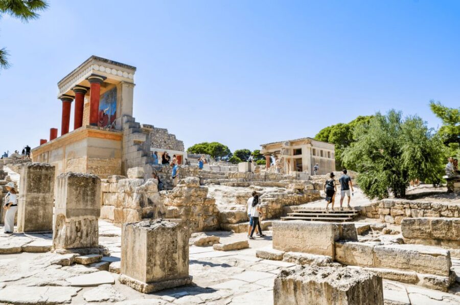 Crete: Knossos Palace Entry Ticket with Optional Audio Guide - Grand Palace Highlights: Workrooms, Living Spaces, Storerooms