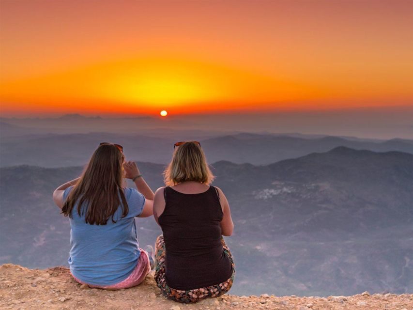 Crete: Land Rover Safari with Sunset Viewing, Dinner, & Wine - The Ride Back Down: Moonlit Coastline and Town Lights