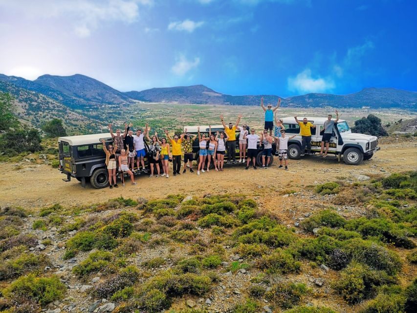 Crete: Lasithi Plateau and Cave of Zeus Off-Road Safari Tour - Getting picked up, then quickly getting off the tourist map