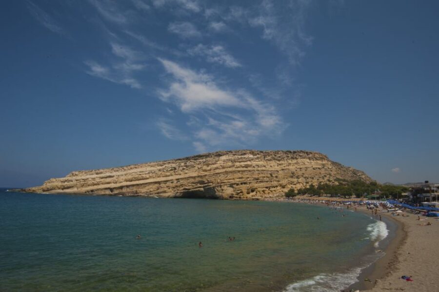 Crete: Matala Beach and Hippie caves, Red beach - Hippie Village Vibes: What You’ll Actually Be Walking Through