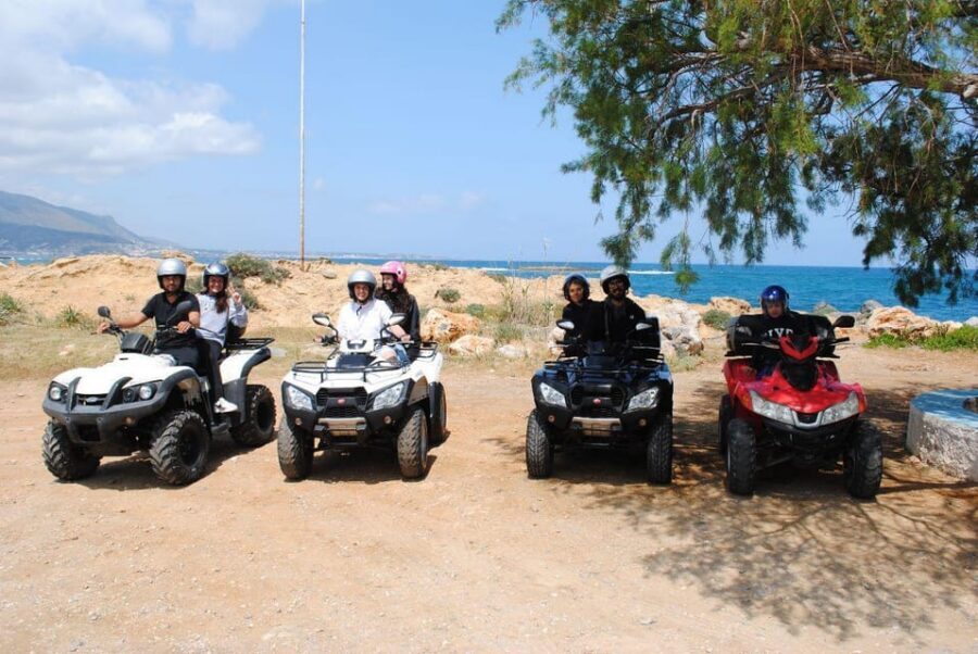 Crete: Off-Road Quad Safari Evening Tour with Hotel Transfer - Sisi fishing village: narrow streets, local texture, and a guided moment on foot