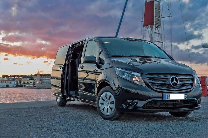 Crete: Private Taxi & Transfer from Heraklion to Chania - The Ride in Practice: Mercedes Minivan Comfort + Luggage Handling