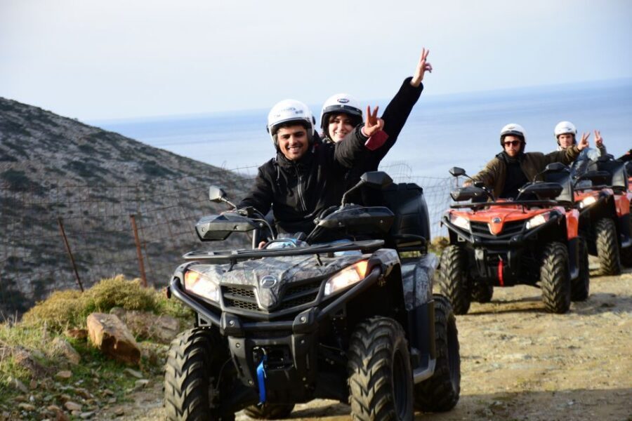 Crete: Quad Safari, Olive Mill with Tasting & Ghost Village - Achlada ghost village walk: history you can actually feel