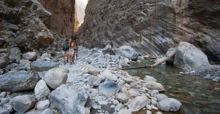 Crete: Samaria Gorge Hike - Xiloskalo start: the gateway mood hits fast