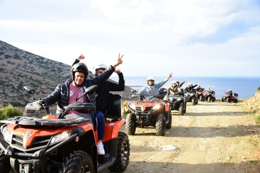 Crete: Sunset or Morning Quad with Local Products Tasting - Quad driving lesson and practice: what confidence actually looks like