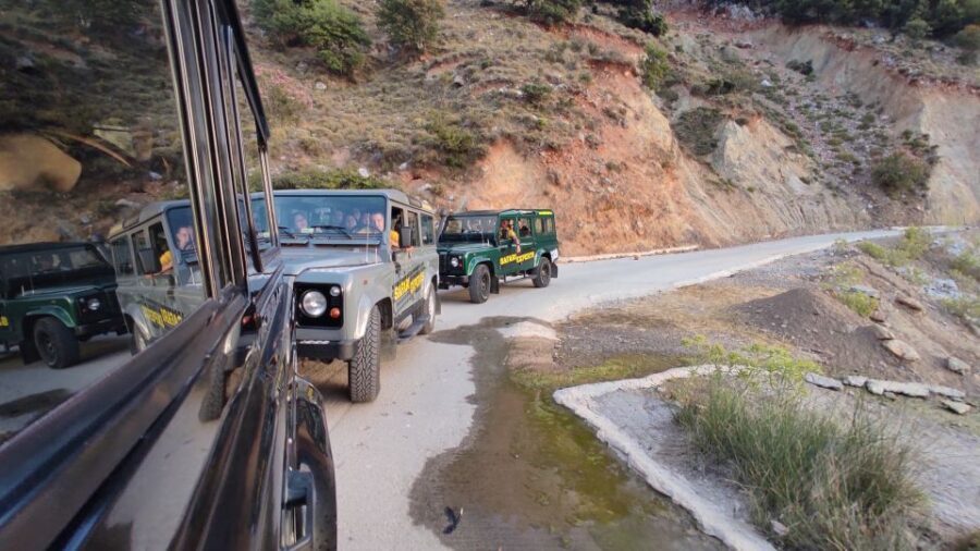 Crete: Sunset Safari - Avdou and the Embassa-Virgin Mary gorge: preserved streets and bumpy viewpoints