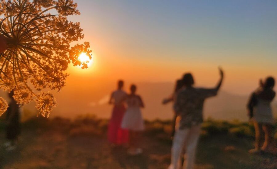 Crete: Sunset Safari - Karfi sunset: Prosecco, fruit, wind, and time to enjoy it