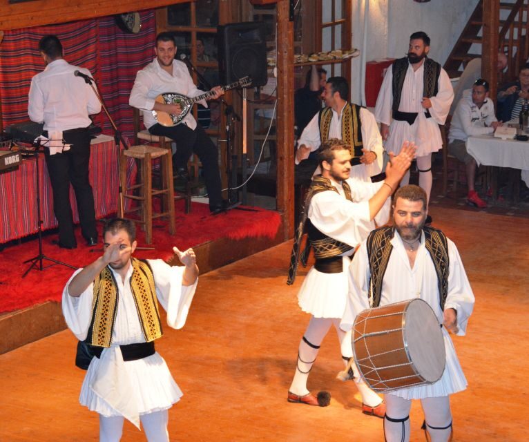 Crete: Traditional Dance Show and Buffet Dinner with Wine - The buffet dinner and unlimited wine setup