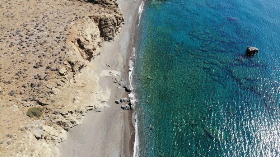 Crete: Trypiti Beach Off-Road South Tour w/ Lunch & Wine - Trypiti Beach swim: clear water and enough calm to slow down