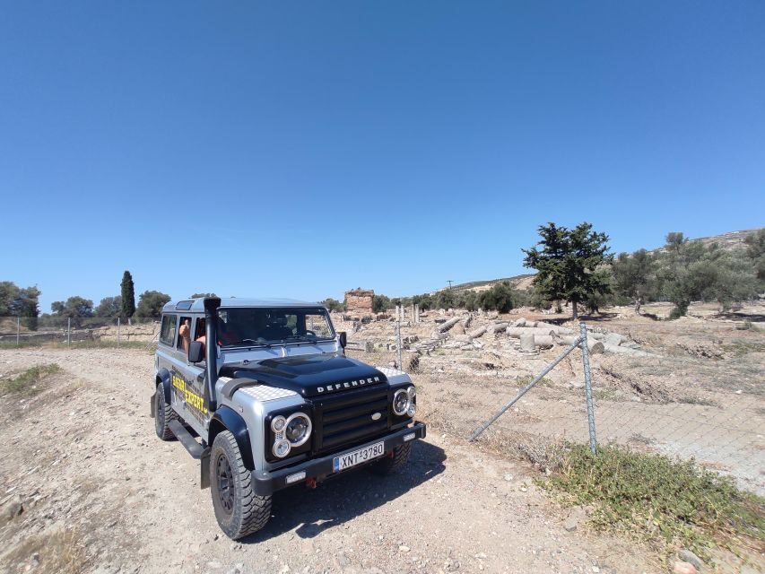 Crete: Trypiti Beach Off-Road South Tour w/ Lunch & Wine - Lunch in the wild olive canyon: typical Cretan food with wine