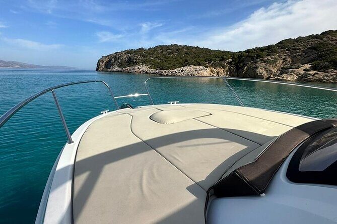 Crete Yacht Cruises 6-hours private Guided Cruise in Ag. Nikolaos - The crew makes the difference: Captains Mike and Michalis (and Vivi, Maria, Alex)