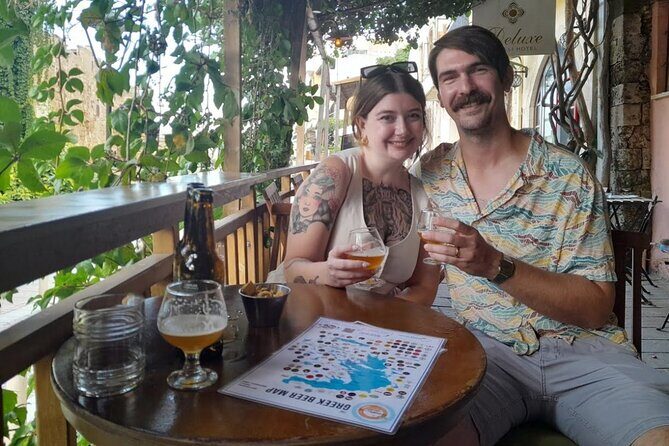 Cruise Ship Guest Beer & Food Tour - Chania Old Port - Stop 1 at the iconic Old Town restaurant: beer, meze, and your first pairing