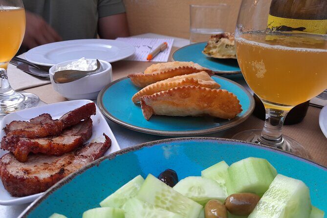 Cruise Ship Guest Beer & Food Tour - Chania Old Port - Stop 2 on Zampeliou: Greek produce tasting in a deli-style shop