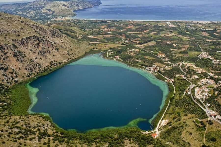 DayTrip Kournas lake Argyroupoli &Georgioupoli from Rethymno - Arkadi Monastery area and Fragma Potamon Dam: two stops for atmosphere and photos