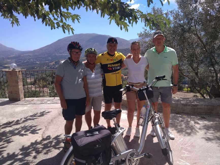 e-Bike Cycling Tour to Arkadi Monastery with Lunch included - From Rethymno’s start line to coastal cruising