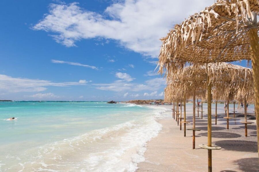 Elafonissi Beach Day Trip from Chania -Stop in Elos Village - Your Elafonissi Beach time: pink sand, shallow water, lagoon vibes