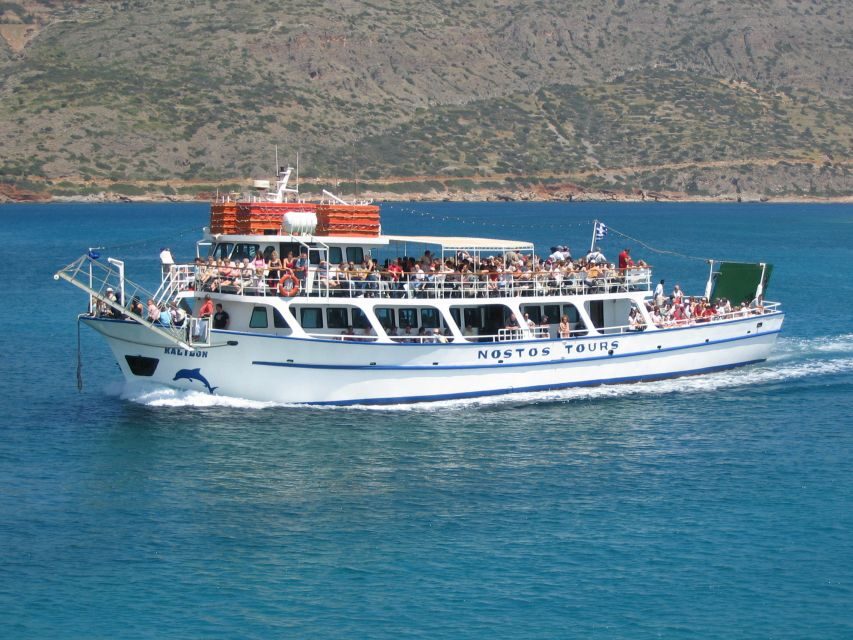 From Ag. Nikolaos: Spinalonga & Kolokytha Cruise with Lunch - Lunch on board: Cretan menu, wine/juice, and realistic expectations