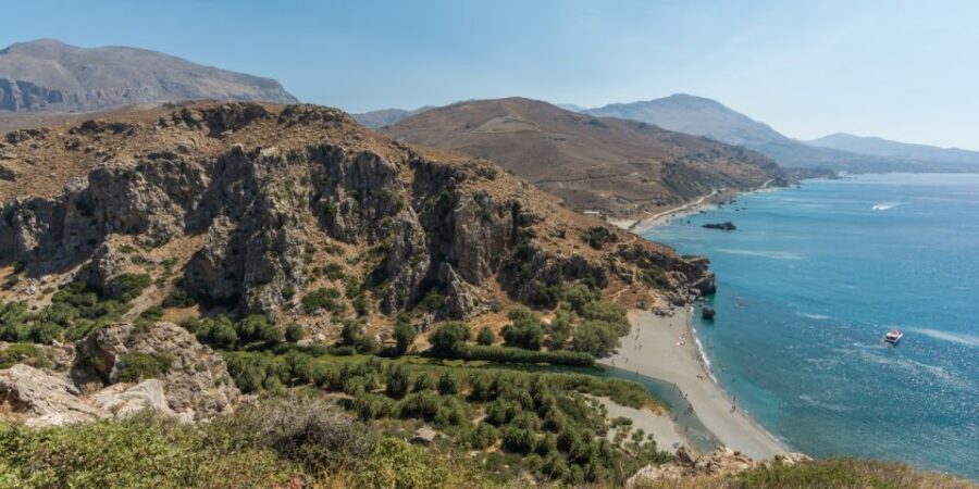 From Chania: Day Trip to Preveli Beach & Damnoni Beach - Preveli Palm Beach: River, Palms, and a Protected Reserve