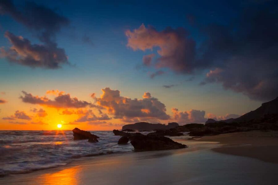 From Chania: Falassarna Sunset Escape! - Falassarna Beach Time: Swimming, Sand, and Water Sports Energy