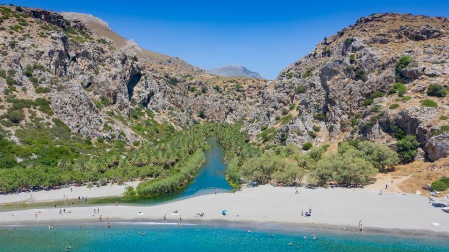 From Chania: Preveli Palm Beach Day Tour - Kourtaliotis Gorge photo stop: a quick look that lands hard