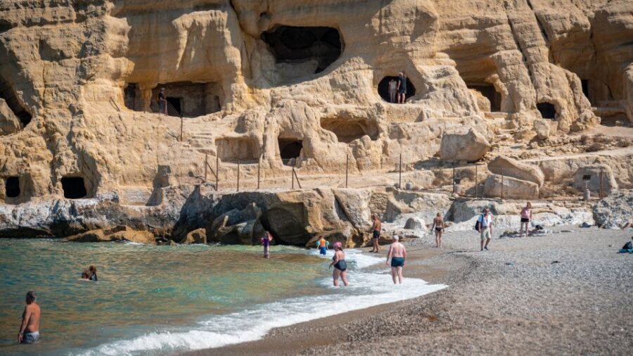 From Heraklion: Day Trip to Matala Hippie Beach and Caves - Why Matala feels different from the rest of Crete