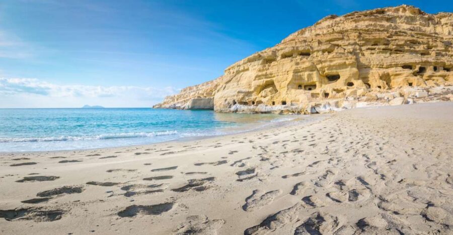 From Heraklion: Day Trip to Matala Hippie Beach and Caves - Matala’s hippie beach: swimming and snorkeling time that actually matters