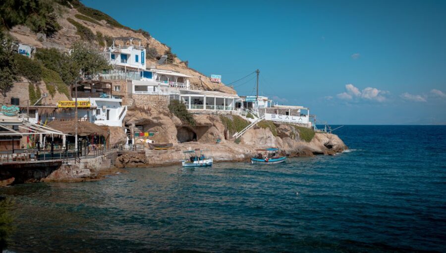 From Heraklion: Day Trip to Matala Hippie Beach and Caves - Lunch by the sea and the photo stops you’ll actually use