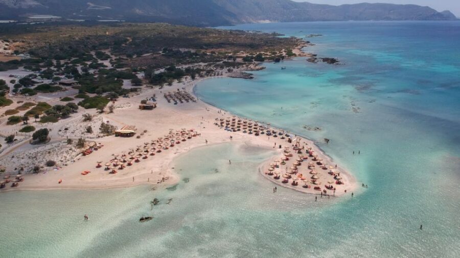From Heraklion: Elafonisi Beach Day Tour with Pickup - Elafonisi island time: 4.5 hours where the water does the work