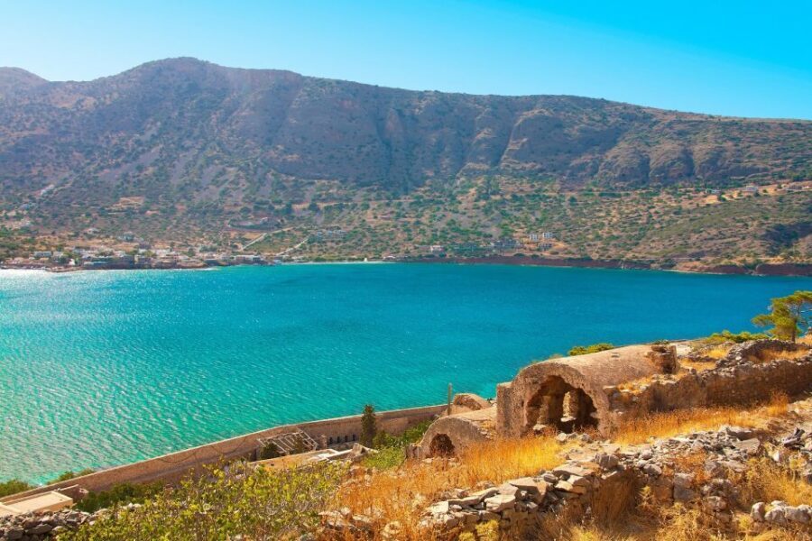From Heraklion: Elounda and Spinalonga Full-Day Tour - Bay of Kolokitha: swim time and the lunch setup
