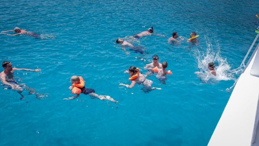 From Heraklion: Elounda, Kolokitha, and Spinalonga Boat Trip - Skistra Beach swim stop: warm, clear water break