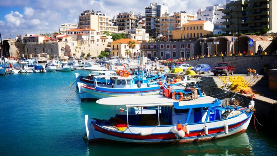 From Heraklion: Historical Center City Tour & Knossos Palace - The Old Market and 2.5 hours of freedom