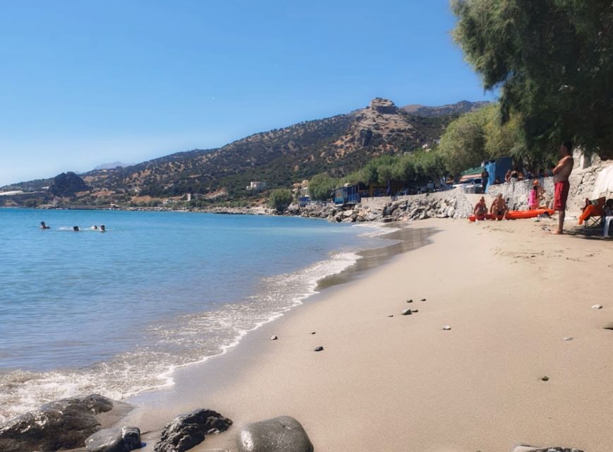 From Heraklion: Matala Beach - Caves & winery Full Day tour - South Crete in One Day: Wine, Matala Caves, and Real Beach Time